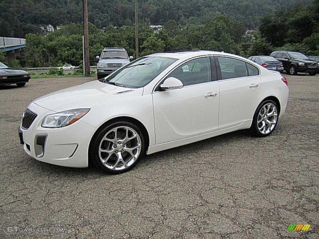 White Diamond Tricoat 2012 Buick Regal GS Exterior Photo #68343904