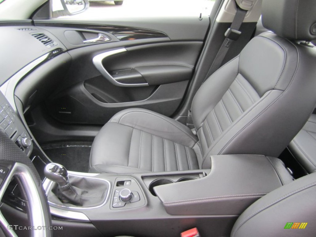 Ebony Interior 2012 Buick Regal GS Photo #68344102