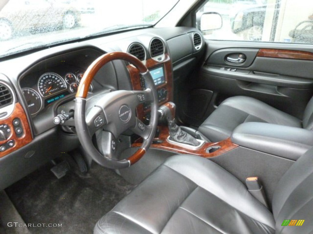 Ebony Interior 2009 GMC Envoy Denali 4x4 Photo #68345068