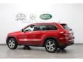 2011 Inferno Red Crystal Pearl Jeep Grand Cherokee Overland 4x4  photo #5