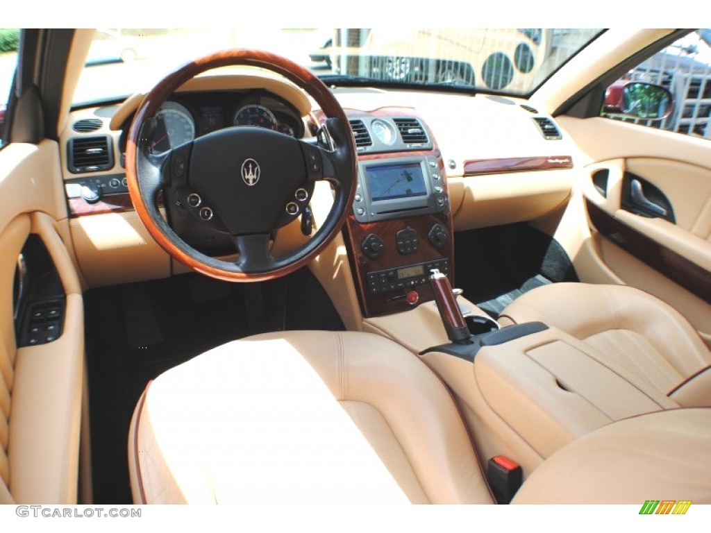 Beige Interior 2006 Maserati Quattroporte Standard Quattroporte Model Photo #68347156
