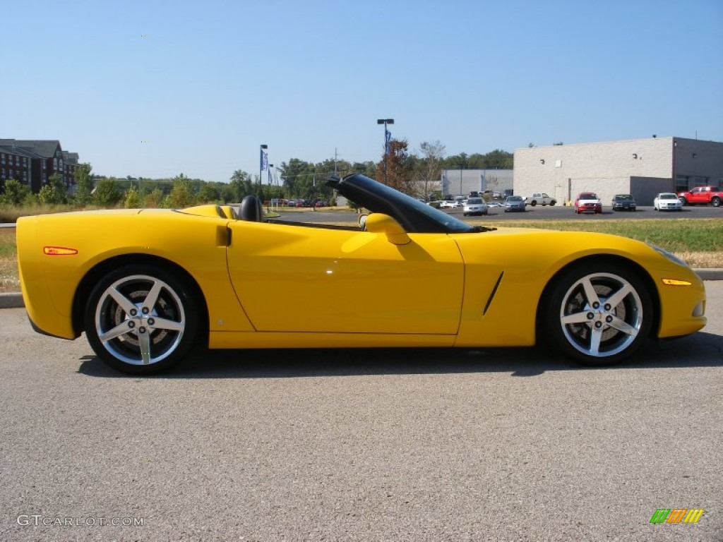 Velocity Yellow 2006 Chevrolet Corvette Convertible Exterior Photo #68347273