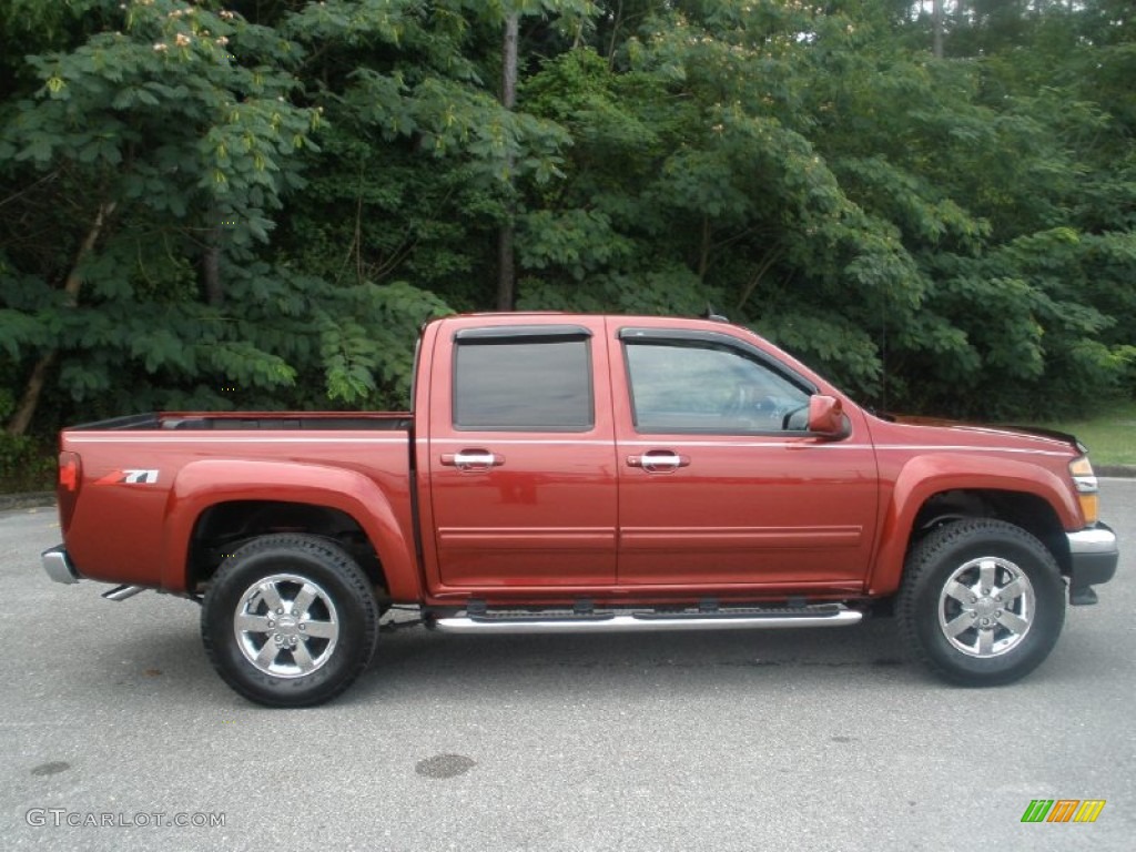 Cardinal Red Metallic 2011 Chevrolet Colorado LT Crew Cab Exterior Photo #68347600