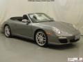 2009 Meteor Grey Metallic Porsche 911 Carrera S Cabriolet  photo #2