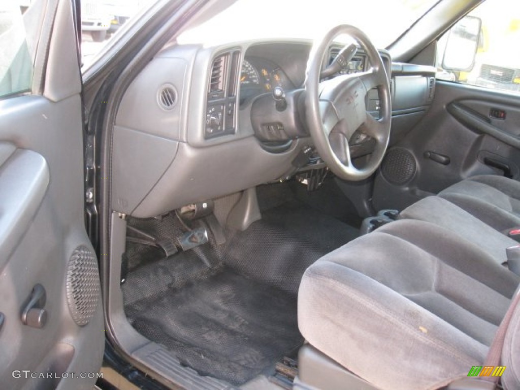 2006 Sierra 3500 Work Truck Regular Cab Stake Truck - Onyx Black / Dark Pewter photo #8
