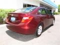 Crimson Pearl - Civic LX Sedan Photo No. 3