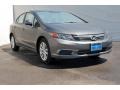 2012 Polished Metal Metallic Honda Civic EX-L Sedan  photo #1