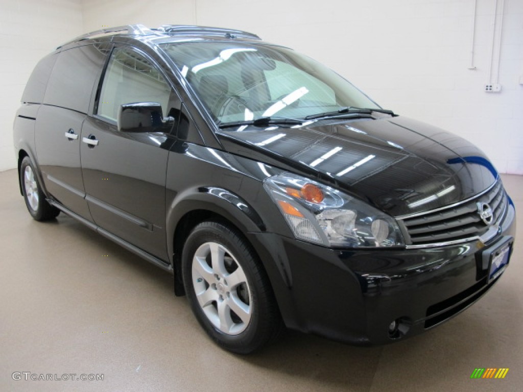 Galaxy Black Metallic 2007 Nissan Quest 3.5 Exterior Photo #68351575