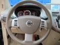 2007 Nissan Quest Beige Interior Steering Wheel Photo
