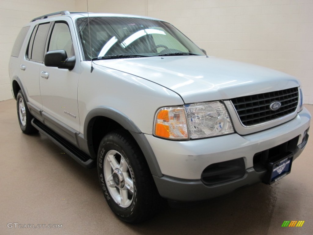 2002 Explorer XLT 4x4 - Silver Frost Metallic / Midnight Grey photo #1