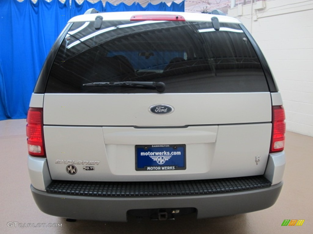 2002 Explorer XLT 4x4 - Silver Frost Metallic / Midnight Grey photo #7