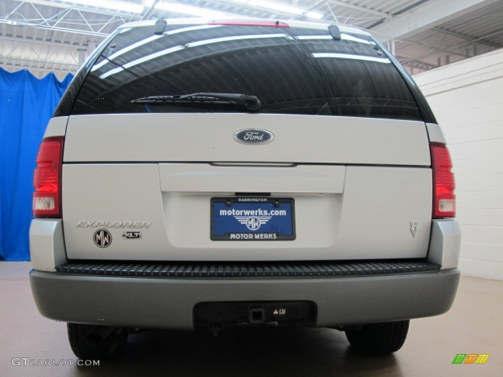 2002 Explorer XLT 4x4 - Silver Frost Metallic / Midnight Grey photo #8