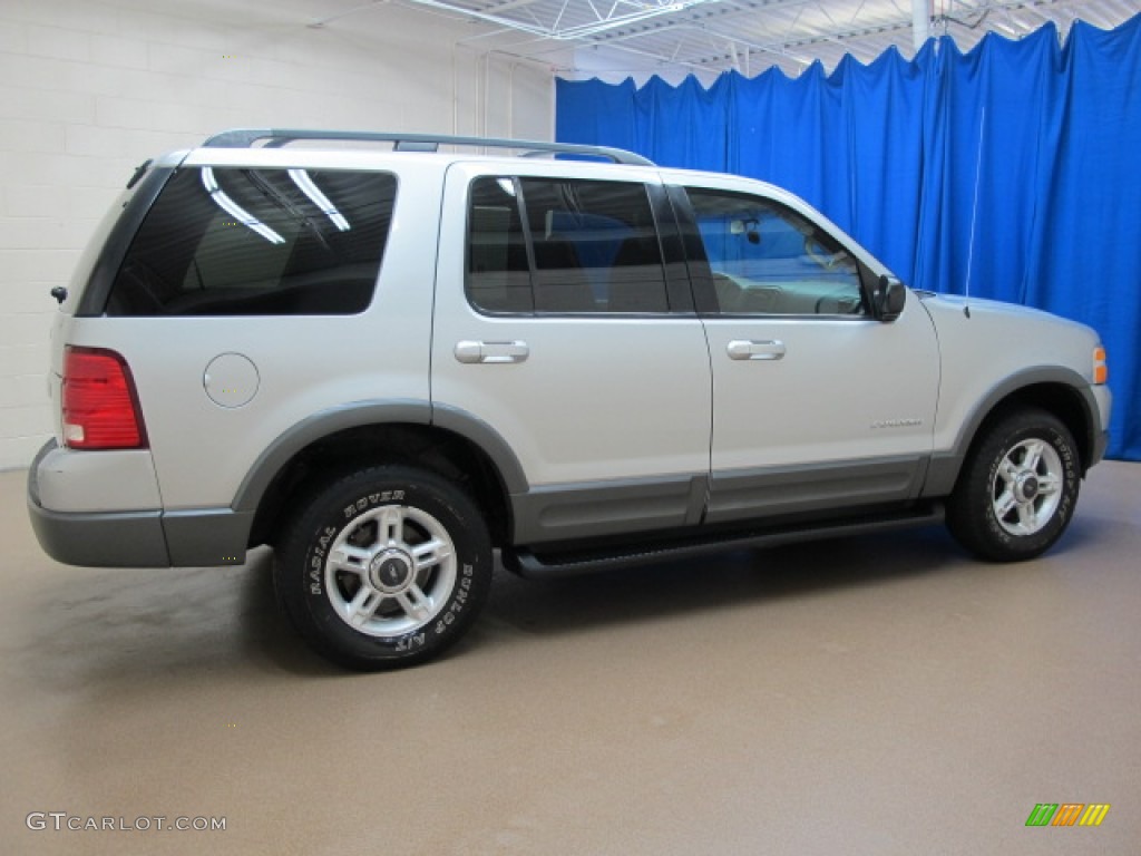 2002 Explorer XLT 4x4 - Silver Frost Metallic / Midnight Grey photo #10