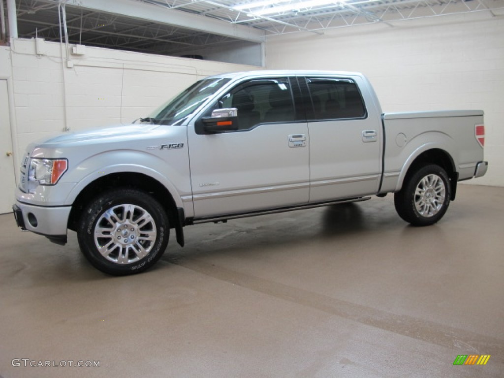Ingot Silver Metallic 2012 Ford F150 Platinum SuperCrew 4x4 Exterior Photo #68353492