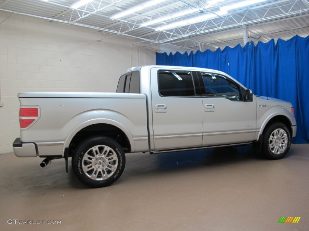 Ingot Silver Metallic 2012 Ford F150 Platinum SuperCrew 4x4 Exterior Photo #68353543