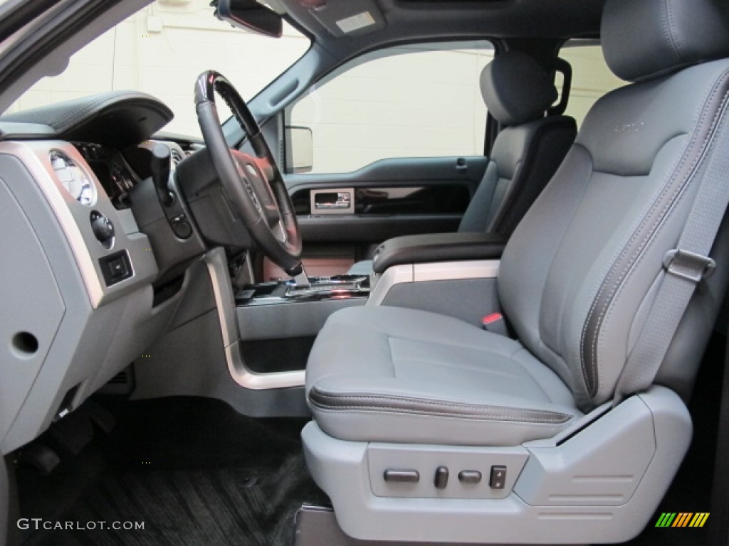 2012 Ford F150 Platinum SuperCrew 4x4 Front Seat Photo #68353605