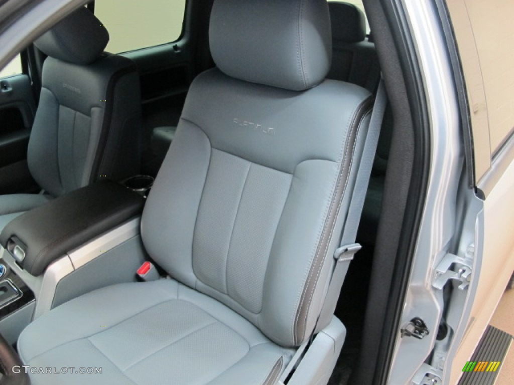 2012 Ford F150 Platinum SuperCrew 4x4 Front Seat Photo #68353615