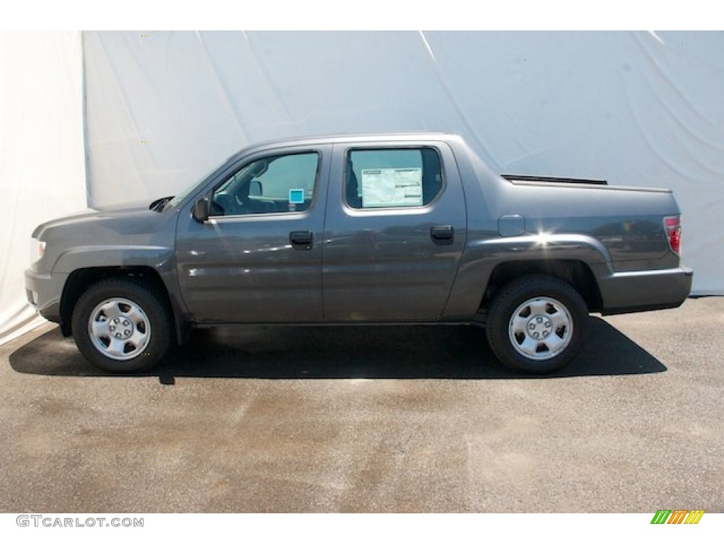 Polished Metal Metallic 2012 Honda Ridgeline RT Exterior Photo #68353630