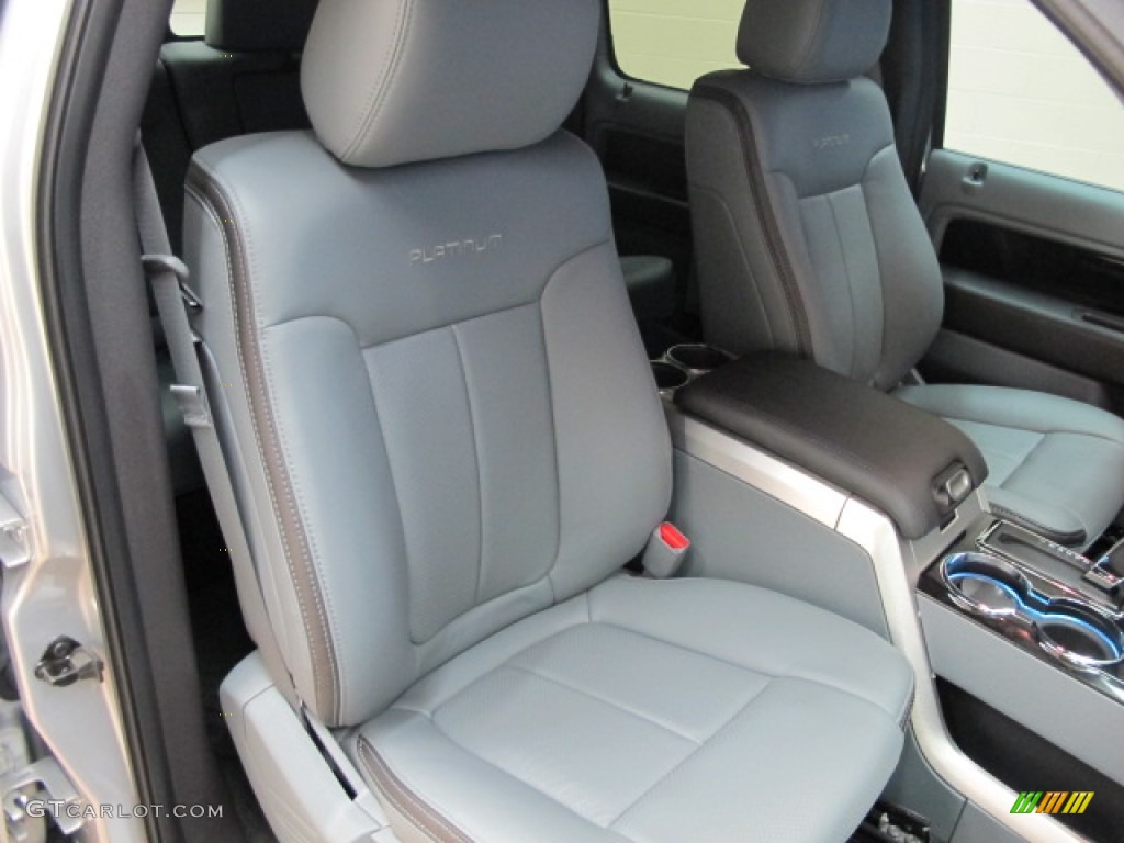 2012 Ford F150 Platinum SuperCrew 4x4 Front Seat Photo #68353672