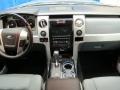 Platinum Steel Gray/Black Leather Dashboard Photo for 2012 Ford F150 #68353693