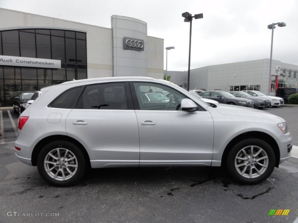 2009 Q5 3.2 Premium quattro - Ice Silver Metallic / Light Gray photo #7