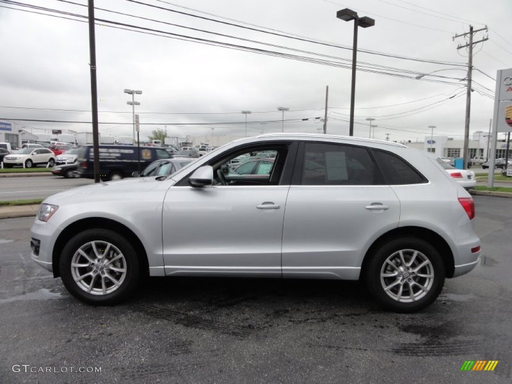 2009 Q5 3.2 Premium quattro - Ice Silver Metallic / Light Gray photo #11