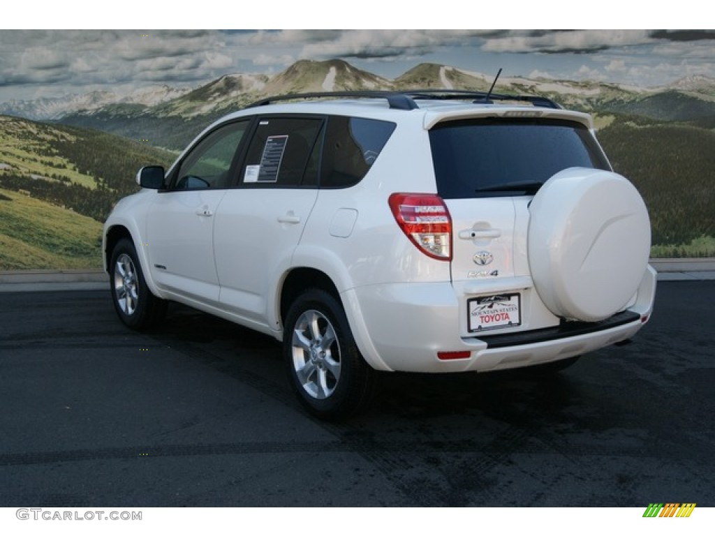 2012 RAV4 V6 Limited 4WD - Blizzard White Pearl / Ash photo #2