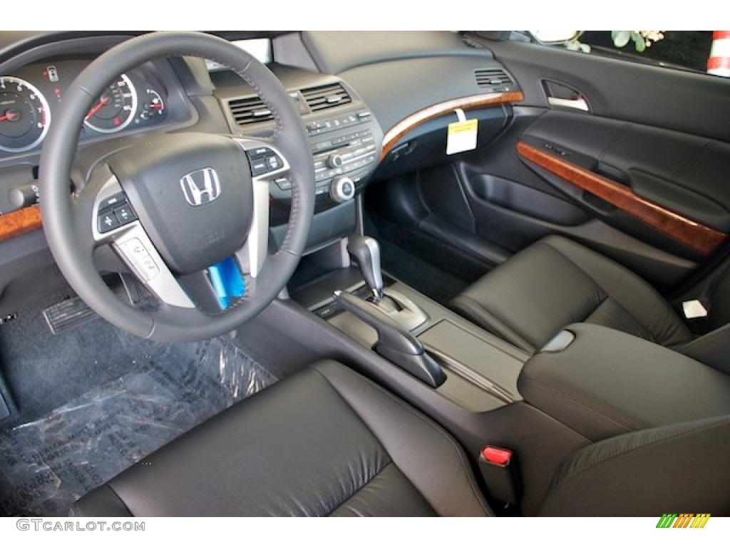 2012 Accord EX-L Sedan - Polished Metal Metallic / Black photo #10