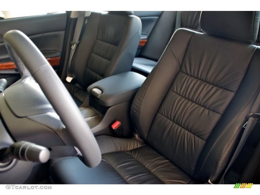 2012 Accord EX-L Sedan - Polished Metal Metallic / Black photo #11