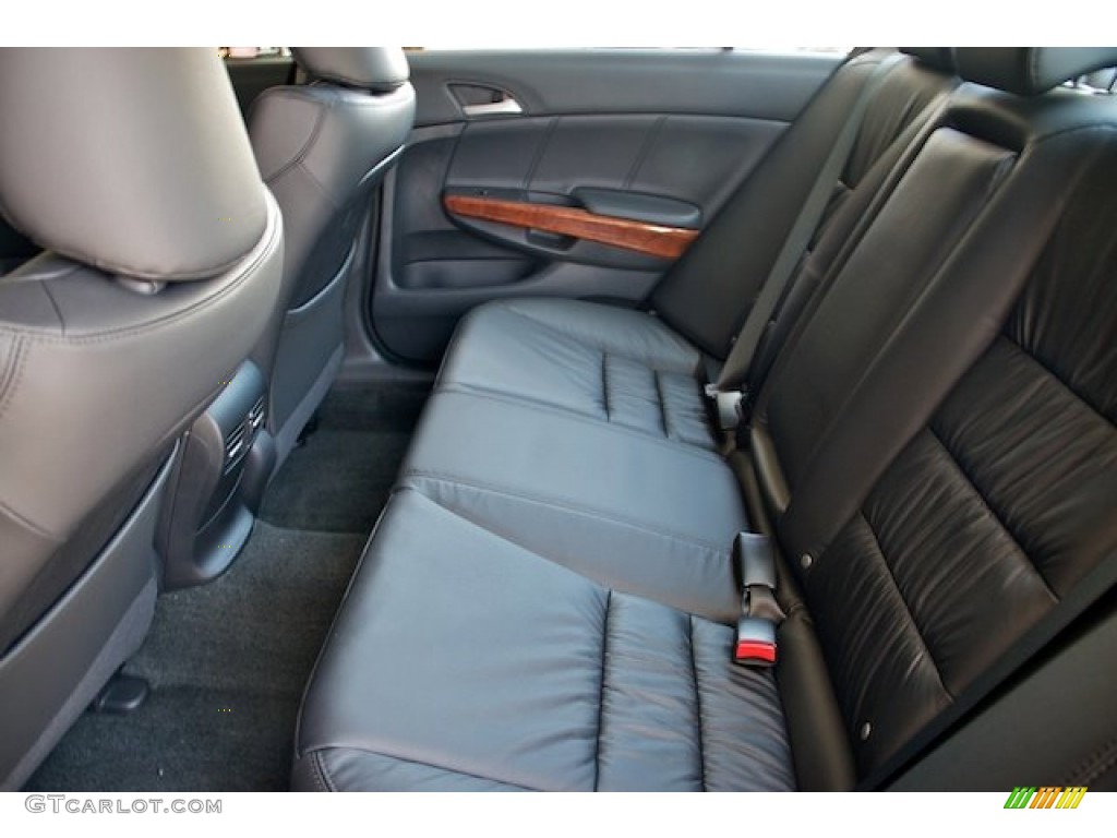 2012 Accord EX-L Sedan - Polished Metal Metallic / Black photo #12