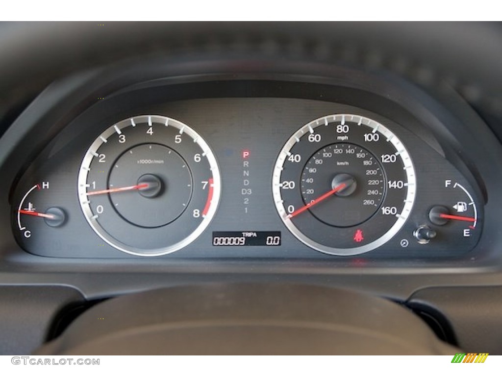 2012 Accord EX-L Sedan - Polished Metal Metallic / Black photo #17