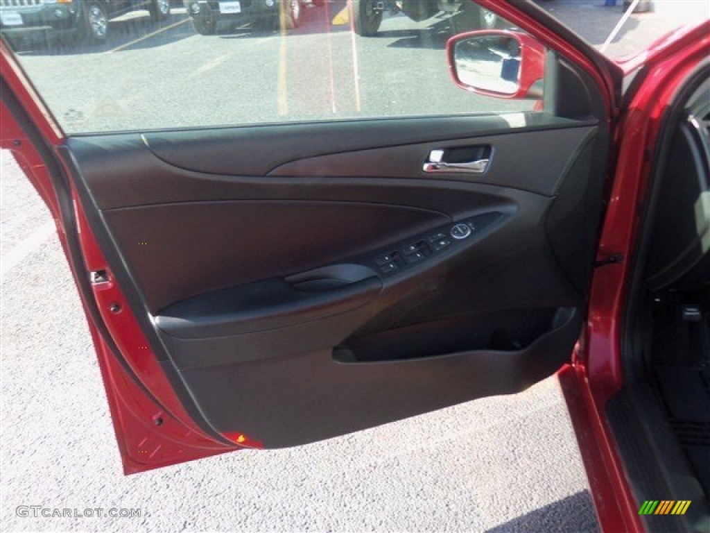 2011 Sonata Limited - Venetian Red / Gray photo #7