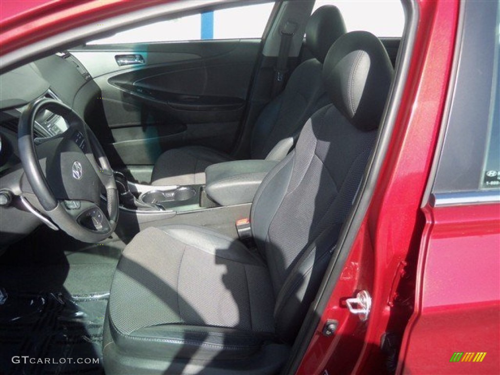 2011 Sonata Limited - Venetian Red / Gray photo #9