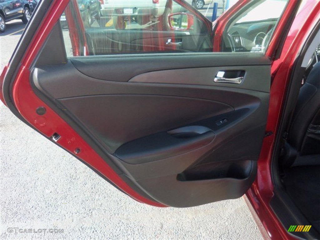 2011 Sonata Limited - Venetian Red / Gray photo #13