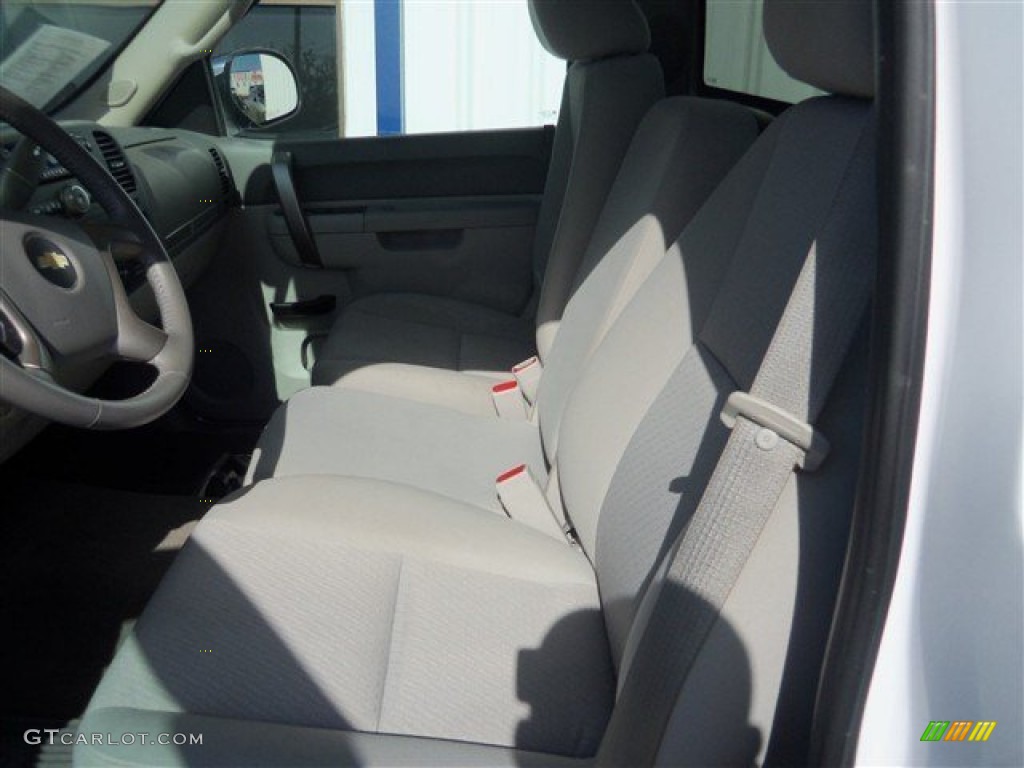 2012 Silverado 1500 LT Regular Cab - Summit White / Dark Titanium photo #9