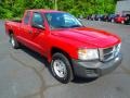2008 Flame Red Dodge Dakota ST Extended Cab  photo #1