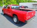 2008 Flame Red Dodge Dakota ST Extended Cab  photo #5
