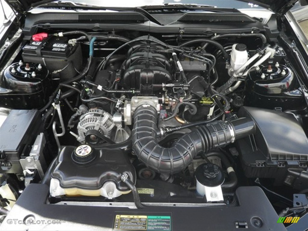 2009 Mustang V6 Convertible - Black / Light Graphite photo #47