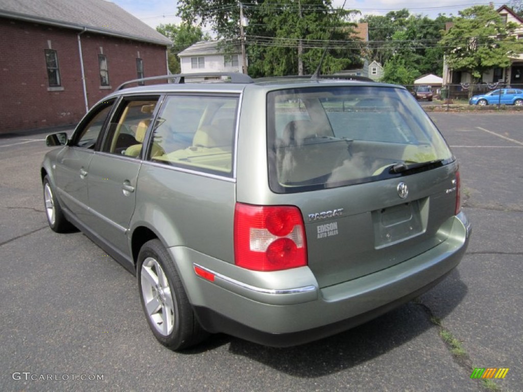 2004 Passat GLX 4Motion Wagon - Fresco Green Metallic / Beige photo #5
