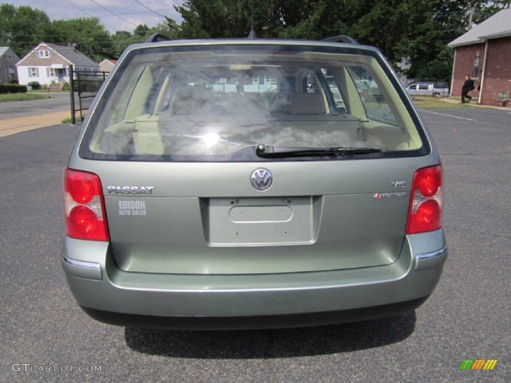 2004 Passat GLX 4Motion Wagon - Fresco Green Metallic / Beige photo #6