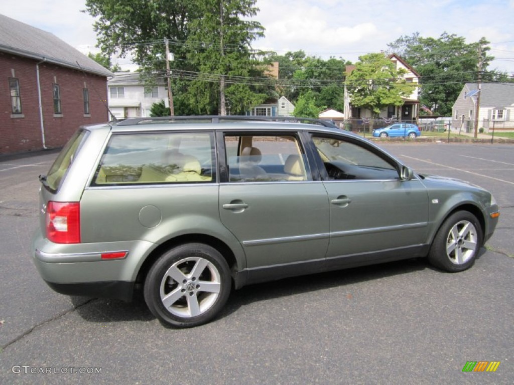 2004 Passat GLX 4Motion Wagon - Fresco Green Metallic / Beige photo #8