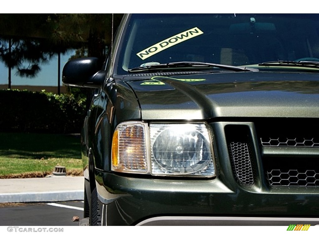 2001 Explorer Sport - Spruce Green Metallic / Medium Prairie Tan photo #4