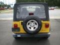 2004 Solar Yellow Jeep Wrangler SE 4x4  photo #8