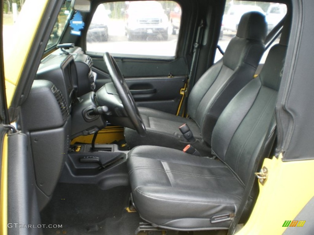 2004 Wrangler SE 4x4 - Solar Yellow / Dark Slate Gray photo #15