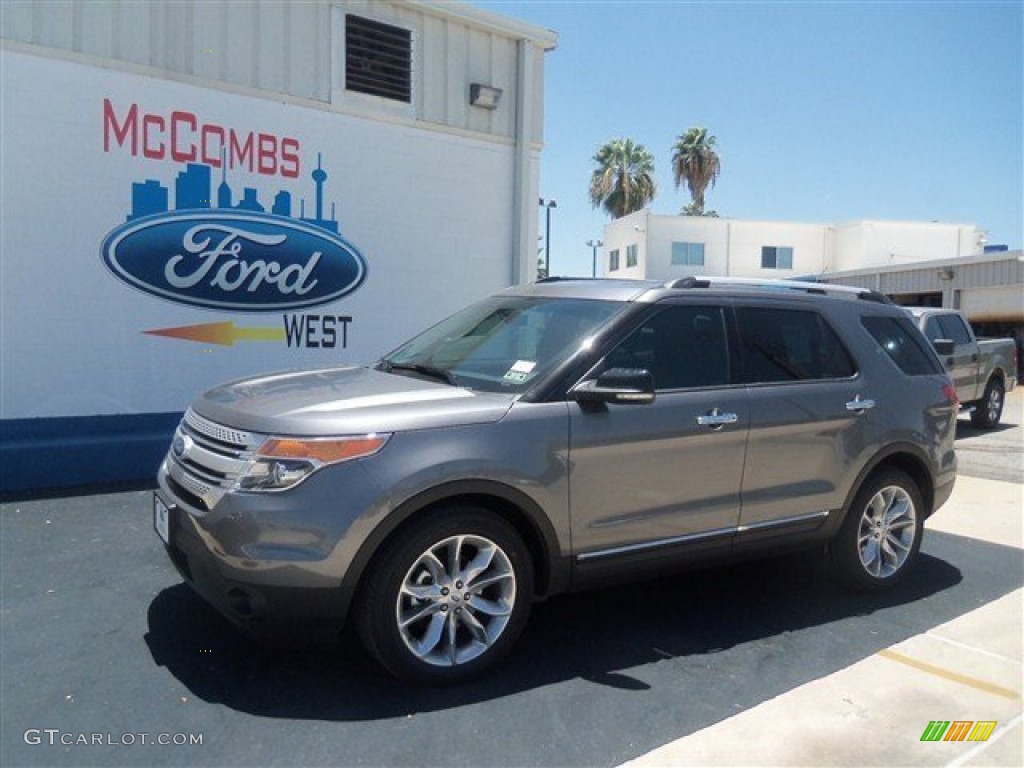 2013 Explorer XLT - Sterling Gray Metallic / Charcoal Black photo #1