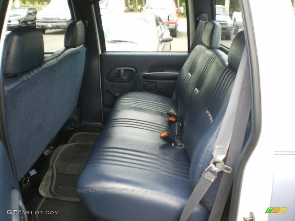 Blue Interior 2000 Chevrolet Silverado 3500 Crew Cab Photo #68362138