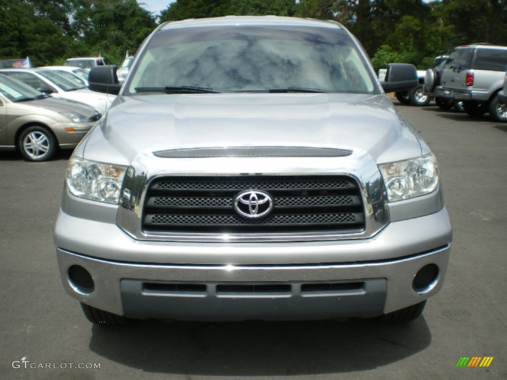 2007 Tundra SR5 Double Cab 4x4 - Silver Sky Metallic / Graphite Gray photo #2