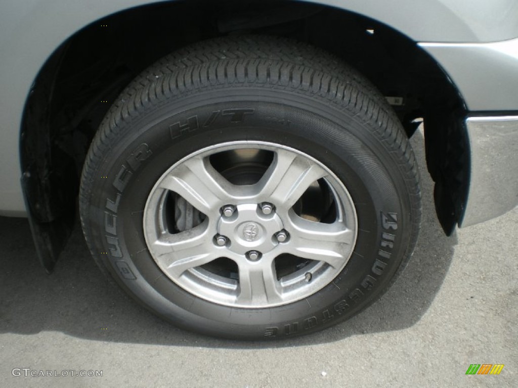 2007 Tundra SR5 Double Cab 4x4 - Silver Sky Metallic / Graphite Gray photo #4