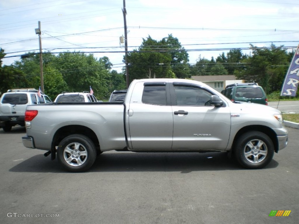 2007 Tundra SR5 Double Cab 4x4 - Silver Sky Metallic / Graphite Gray photo #5
