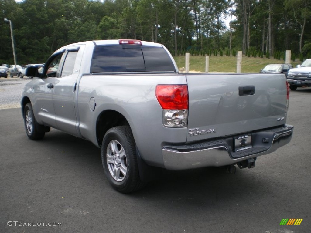 2007 Tundra SR5 Double Cab 4x4 - Silver Sky Metallic / Graphite Gray photo #10